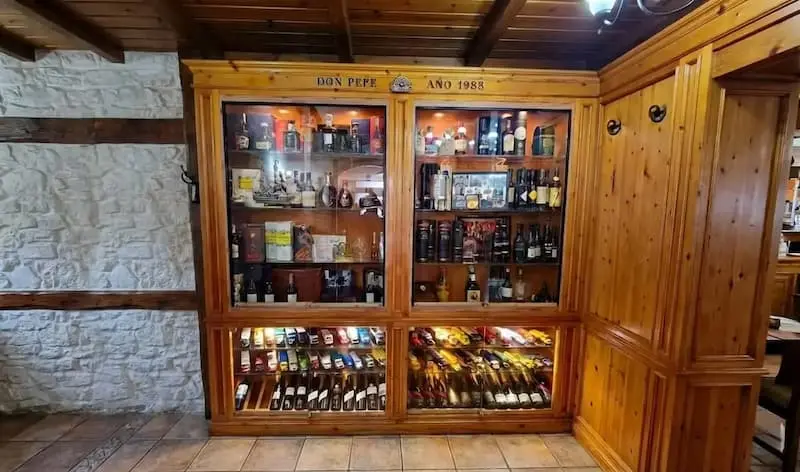 Mesa preparada - Salón Don Pepe