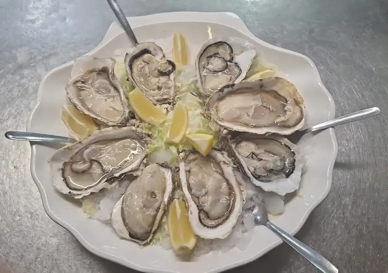 Mariscos frescos de la bahía de Cádiz - Restaurante Don Pepe